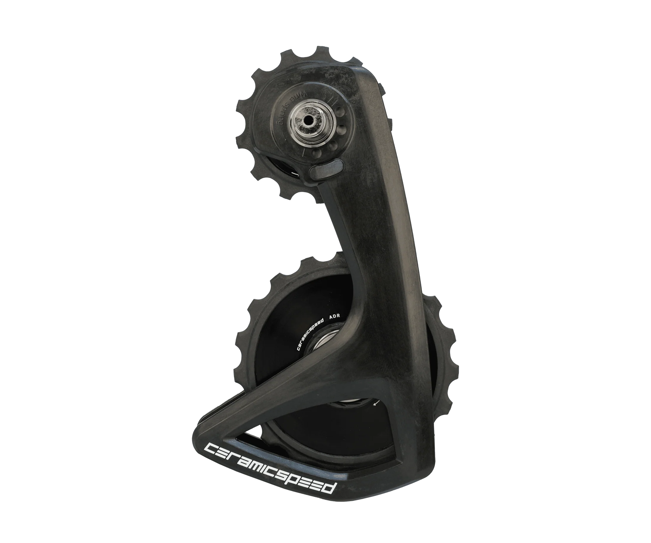 Ceramicspeed Gabbia Cambio OSPW RS ALPHA con puleggia Carbonio Nero 12V 9250/8150 Shimano