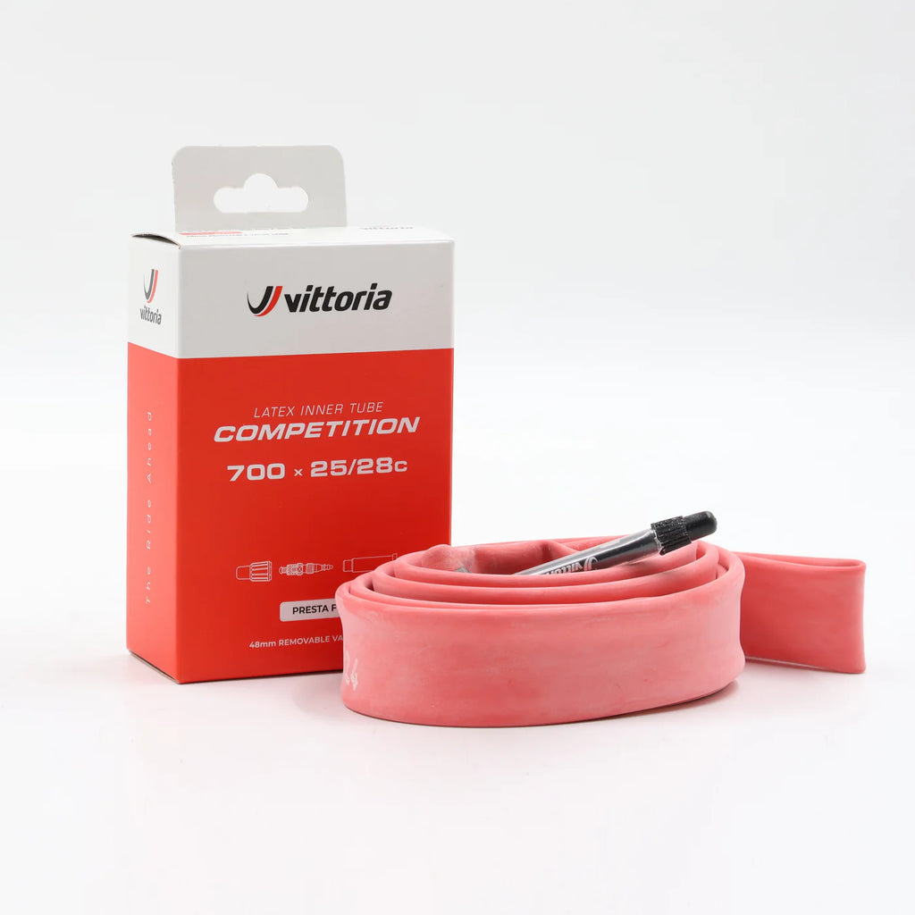Camera D’aria Vittoria Competition Latex Inner Tube 700x25-28/700x30-38 Presta 48mm