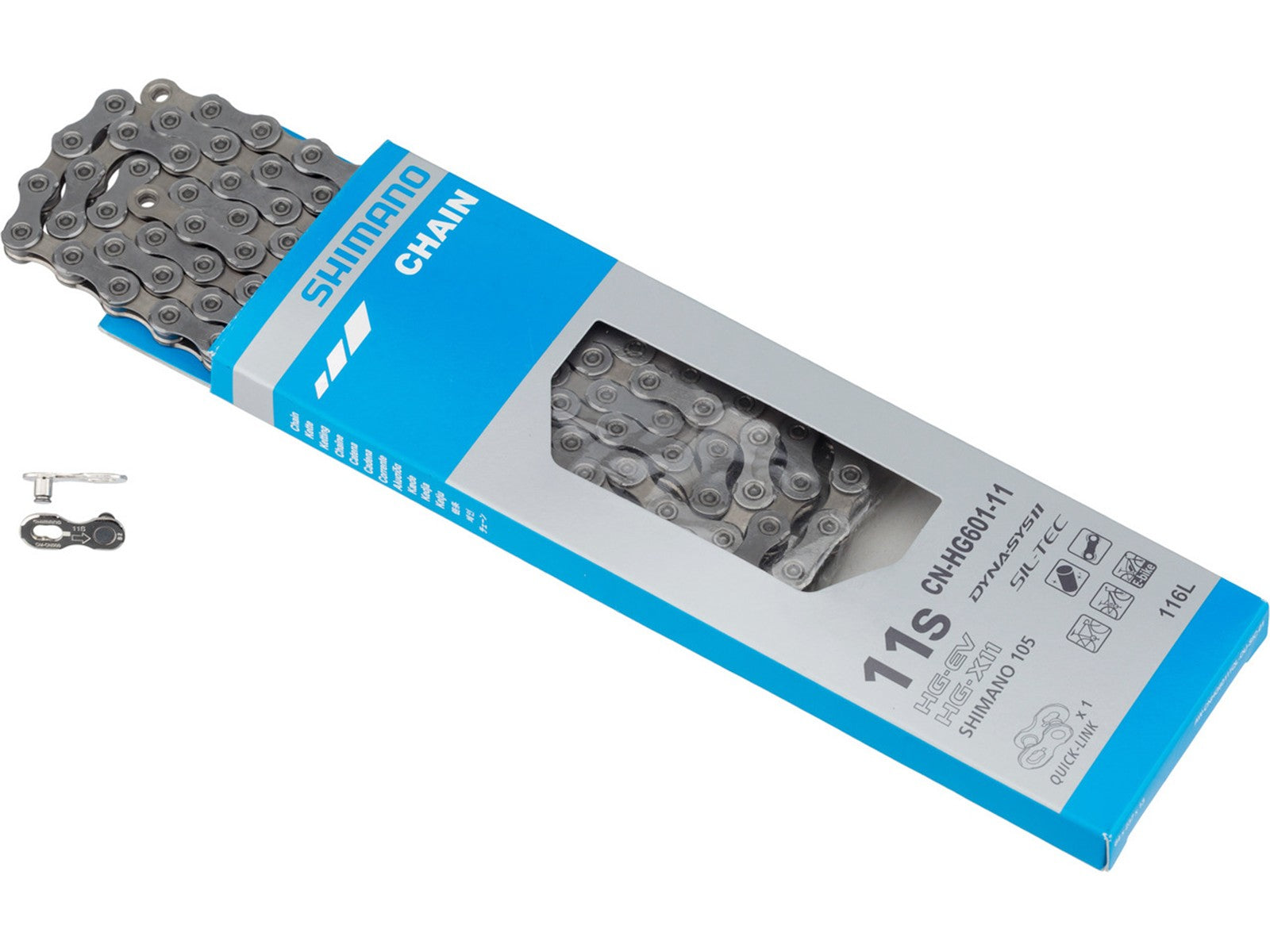 Catena Shimano CN-HG601 11v 116 maglie + Quick Link