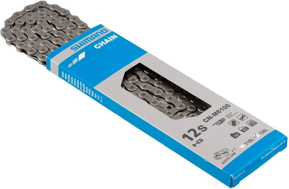 Catena Shimano Deore CN-M6100 12v 126 maglie + Quick Link