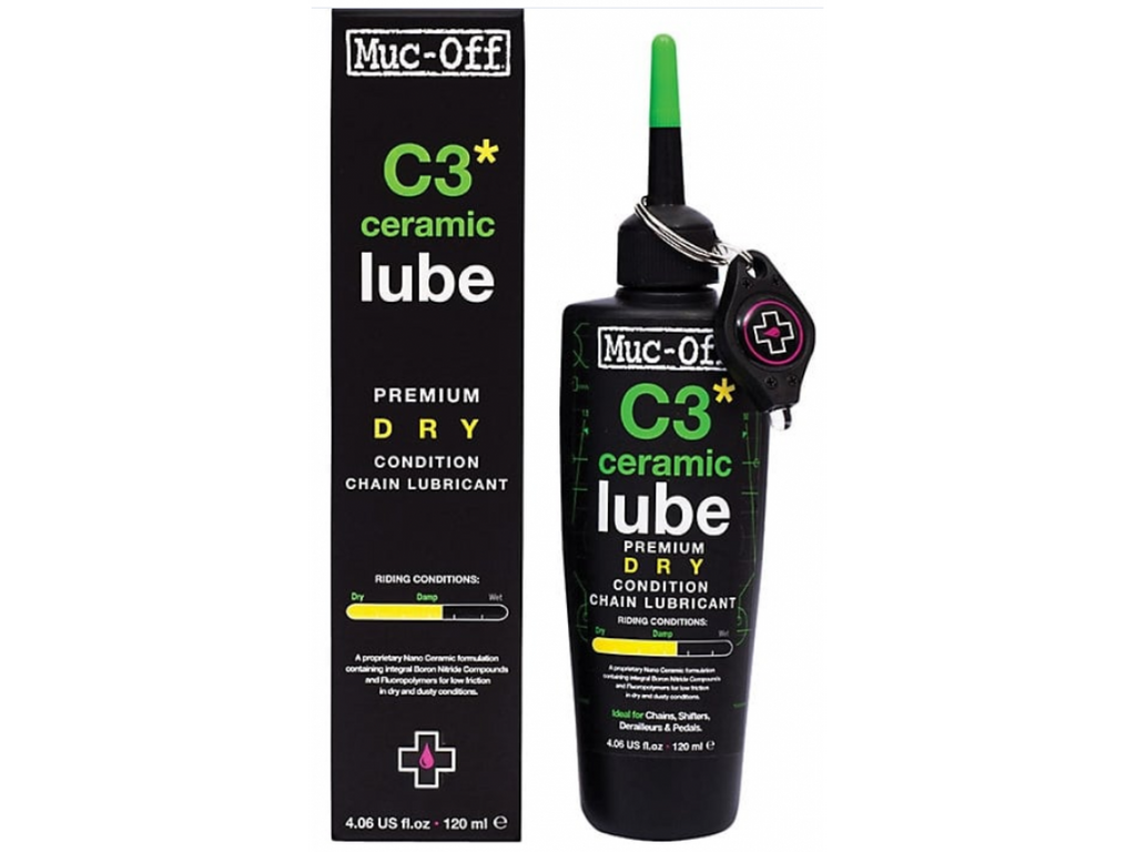 Muc-Off Lubrificante Dry Ceramic Lube Biodegradabile 120ml